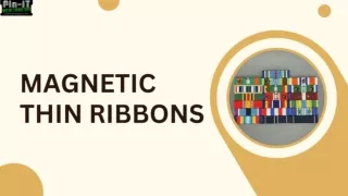 Magnetic Thin Ribbons