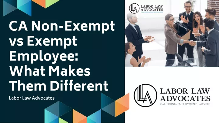 ca non exempt vs exempt employee what makes them