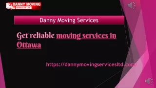 Keep your Furniture Safe While Movinge with Danny Moving Service