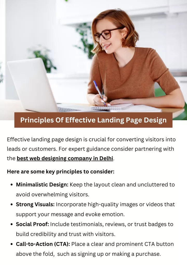 principles of effective landing page design