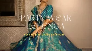 Regal Radiance: Embroidered Party Wear Lehengas for Royalty Vibes
