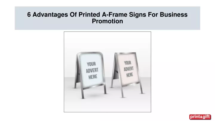 6 advantages of printed a frame signs for business promotion