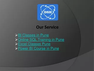 BI Classes in Pune