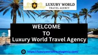 Luxury Cruise Travel Agent