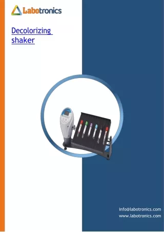 decolorizing shaker