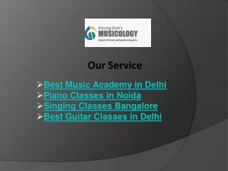 Best Music Academy in Delhi