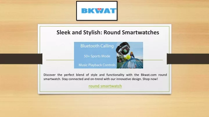 sleek and stylish round smartwatches