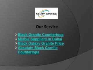 Black Granite Countertops