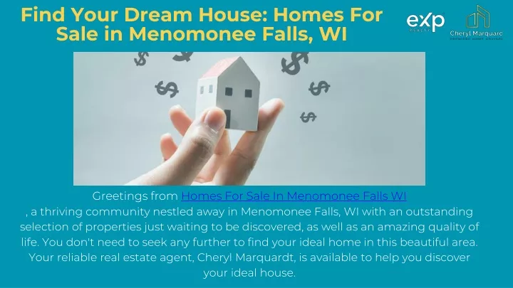 find your dream house homes for sale in menomonee