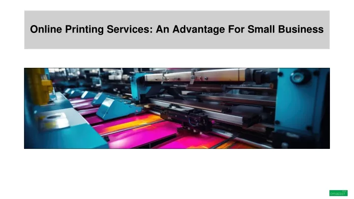 online printing services an advantage for small business