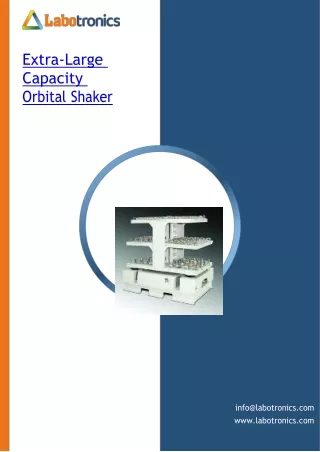 extra large capacity orbital shaker