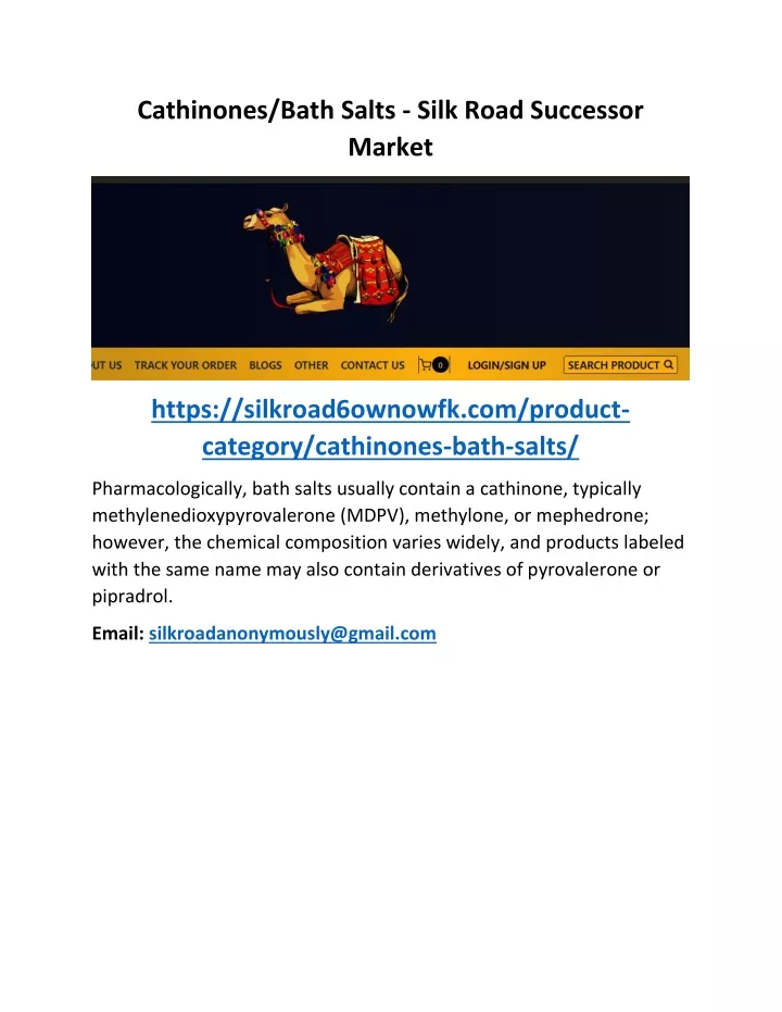 cathinones bath salts silk road successor market