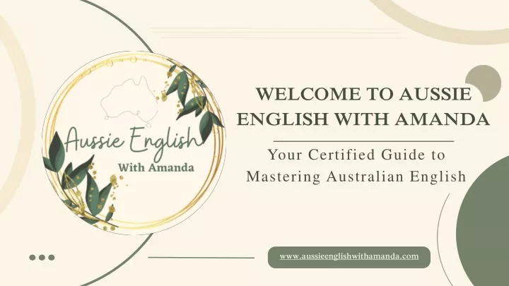 welcome to aussie english with amanda