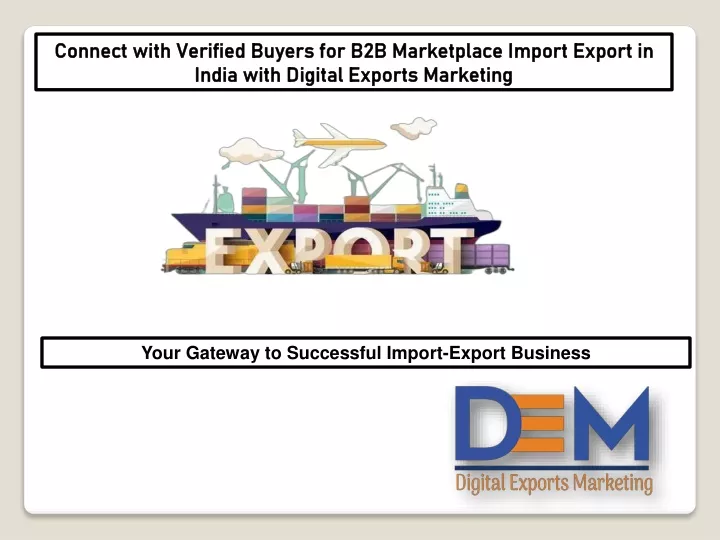 connect with verified buyers for b2b marketplace