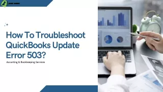 Easy Guide to Troubleshoot QuickBooks Error 503 [Fixed]