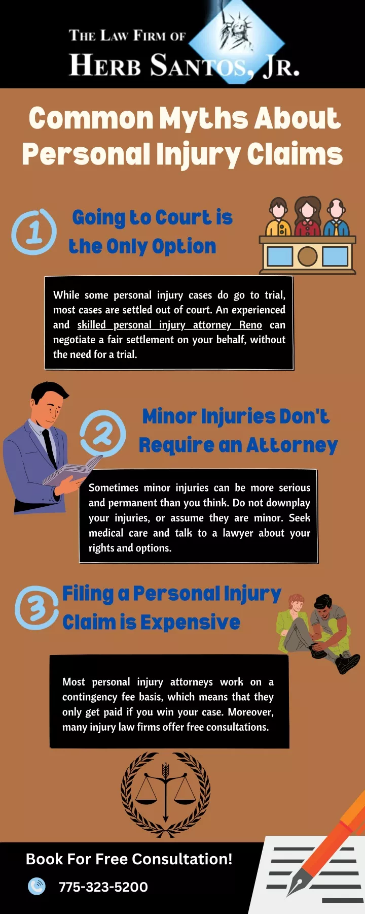 common myths about personal injury claims