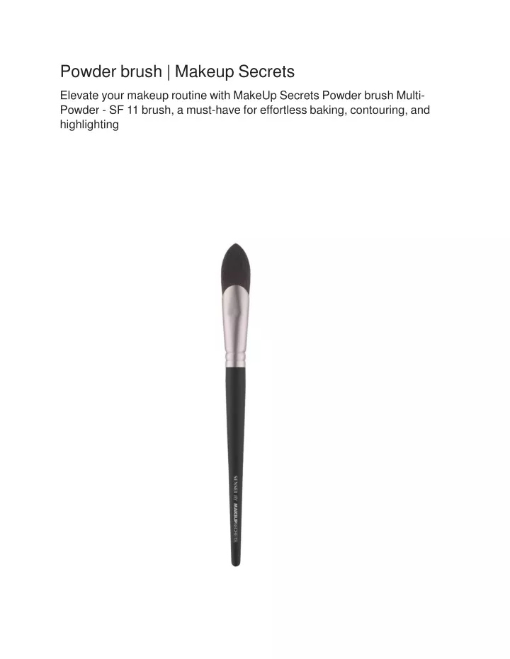 powder brush makeup secrets elevate your makeup