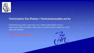 Nutricionista Em Pinhais  Nutricionistaonline.net.br