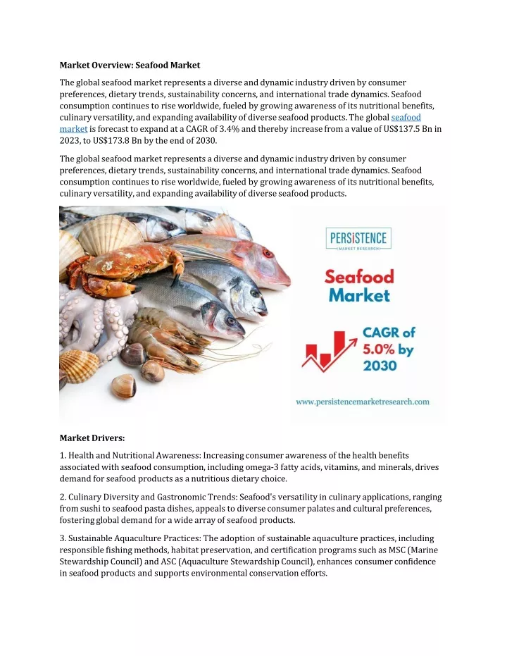 market overview seafood market the global seafood