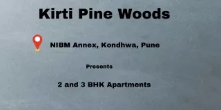 Kirti Pine Woods Kondhwa Pune E-Brochure