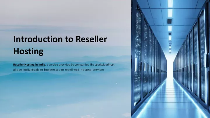 introduction to reseller hosting