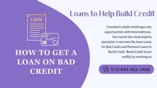 Get Secure Loan On Bad Credit 18444222426 Fixing My Credit -800creditnow