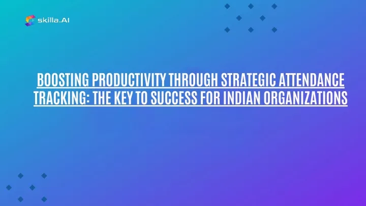 boosting productivity through strategic