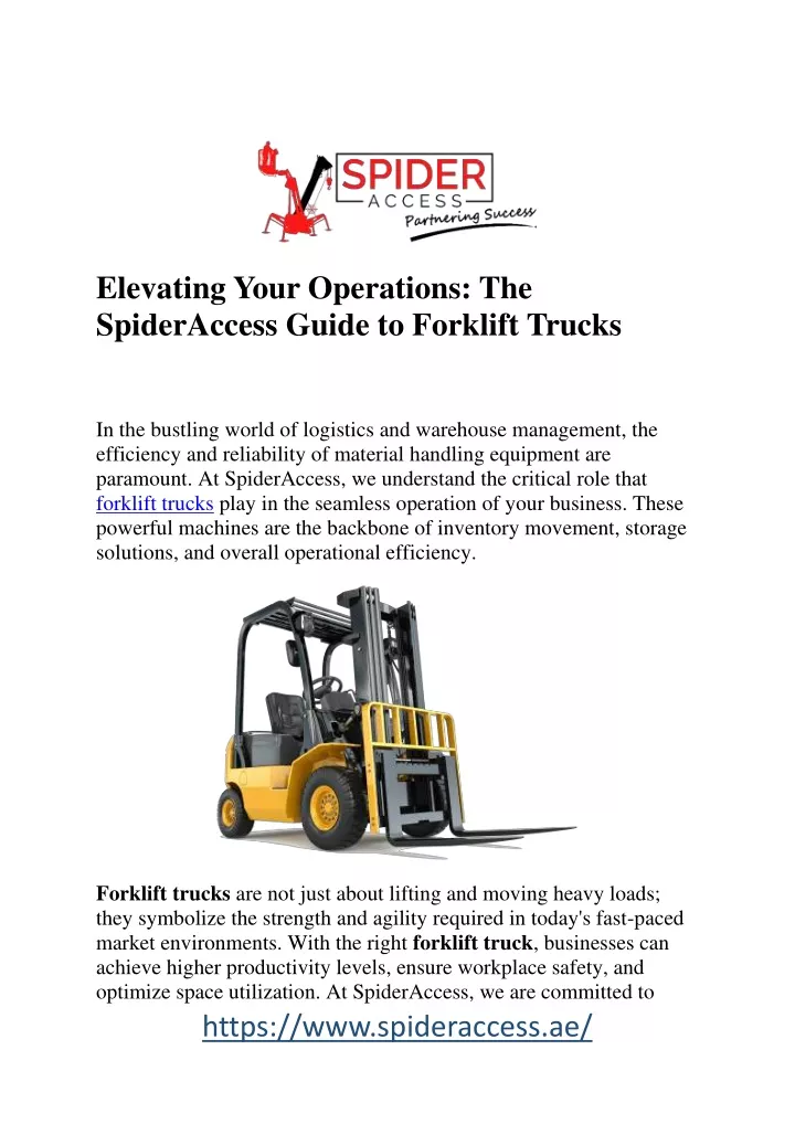 elevating your operations the spideraccess guide