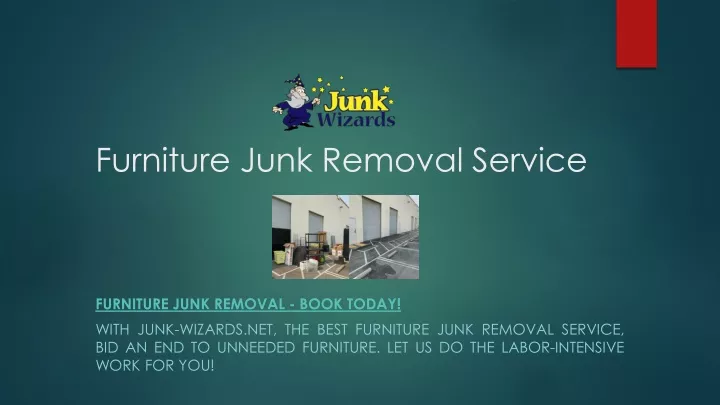 furniture junk removal service