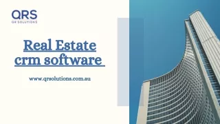 real estate crm software