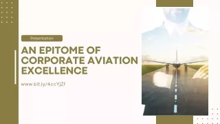 Innovation in Flight: Redefining Corporate Aviation Management Standards