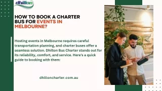how to book a charter bus for events in melbourne