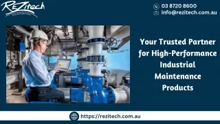 Your Trusted Partner for High-Performance Industrial Maintenance Products