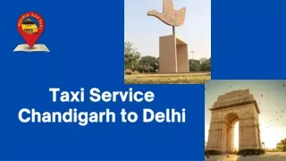 _Chandigarh to delhi Taxi  services -H&BCABS