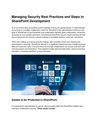 How Applying Security Practices Ensure Greater SharePoint Efficiency