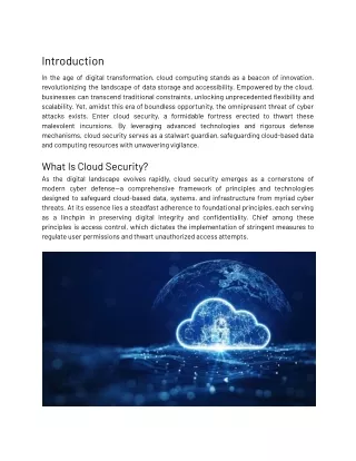 Safety Nets in the Cloud_ Understanding Layers of Security