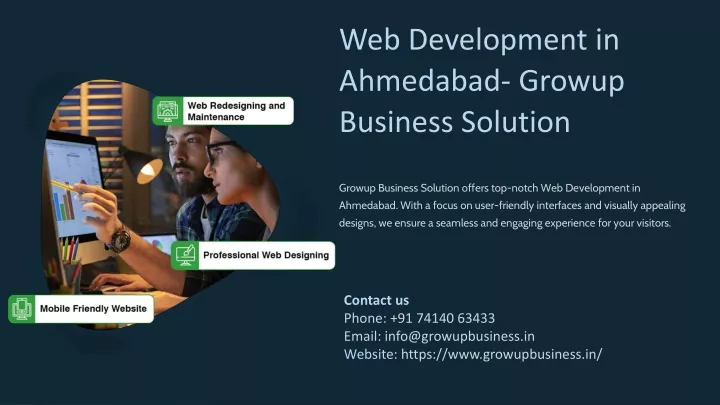 web development in ahmedabad growup business