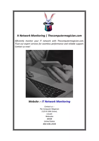 It Network Monitoring  Thecomputermagician.com