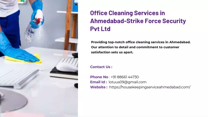 office cleaning services in ahmedabad strike