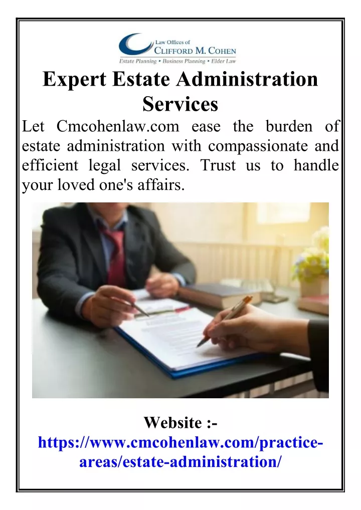 expert estate administration services