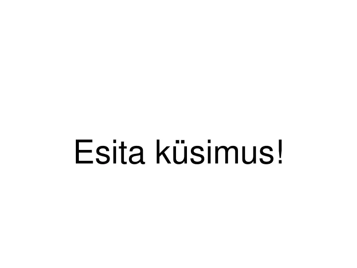 esita k simus