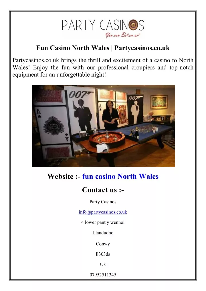 fun casino north wales partycasinos co uk