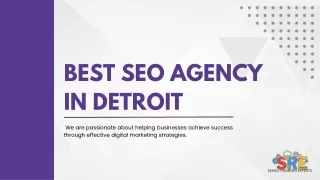 Best Seo Agency in Detroit