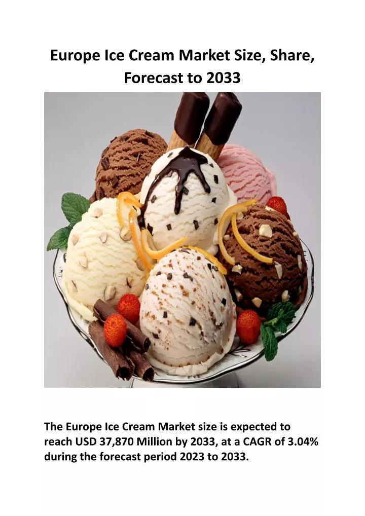 europe ice cream market size share forecast