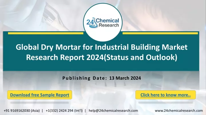 global dry mortar for industrial building market