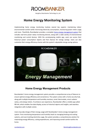 home-energy-monitoring-system
