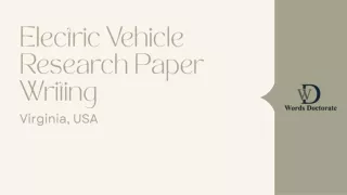 The Specialized Guide to Crafting an Educational Research Paper on Electric Vehicles in Virginia