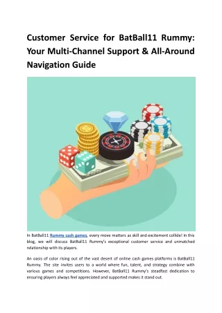 Customer Service for BatBall11 Rummy_ Your Multi-Channel Support & All-Around Navigation Guide