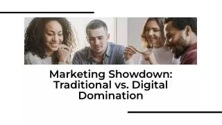 Traditional Marketing vs Digital Marketing - A Comparative Analysis