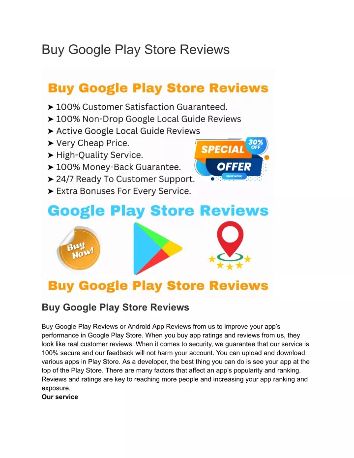 buy google play store reviews